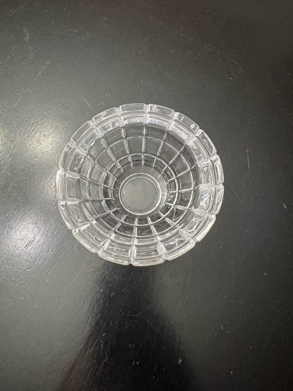 Clear Glass Decorative Bowl